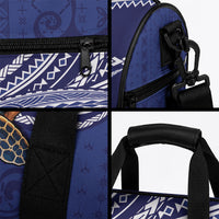 Samoa Christmas Duffle Bag Santa Riding Sea Turtle
