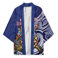 Samoa Christmas Kimono Santa Riding Sea Turtle