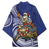 Samoa Christmas Kimono Santa Riding Sea Turtle