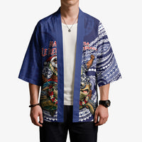 Samoa Christmas Kimono Santa Riding Sea Turtle