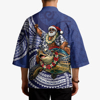 Samoa Christmas Kimono Santa Riding Sea Turtle
