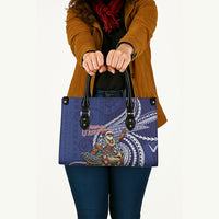 Samoa Christmas Leather Bag Santa Riding Sea Turtle