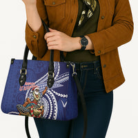 Samoa Christmas Leather Bag Santa Riding Sea Turtle