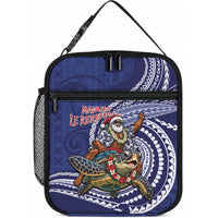Samoa Christmas Lunch Bag Santa Riding Sea Turtle