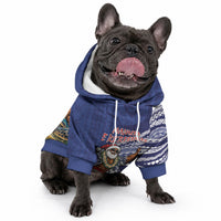 Samoa Christmas Pet Hoodie Santa Riding Sea Turtle