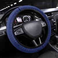 Samoa Christmas Steering Wheel Cover Santa Riding Sea Turtle