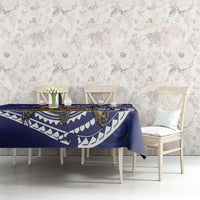 Samoa Christmas Tablecloth Santa Riding Sea Turtle