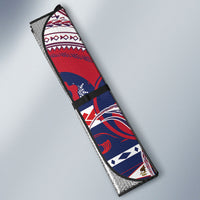American Samoa Christmas Auto Sun Shade Santa Riding Bald Eagle