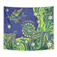 Cook Islands Language Week Tapestry Flying Fish 15 Stars Tribal Patterns DT05 - Polynesian Pride