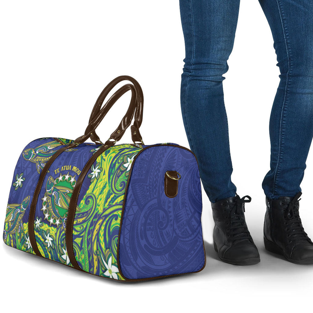 Cook Islands Language Week Travel Bag Flying Fish 15 Stars Tribal Patterns DT05 - Polynesian Pride