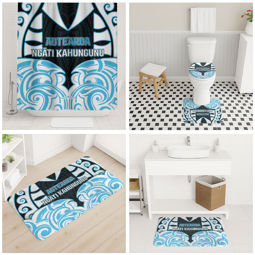 Aotearoa Ngati Kahungunu Bathroom Set New Zealand Traditional Maori Pattern DT05 - Polynesian Pride