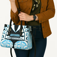 Aotearoa Ngati Kahungunu Leather Bag New Zealand Traditional Maori Pattern DT05 - Polynesian Pride