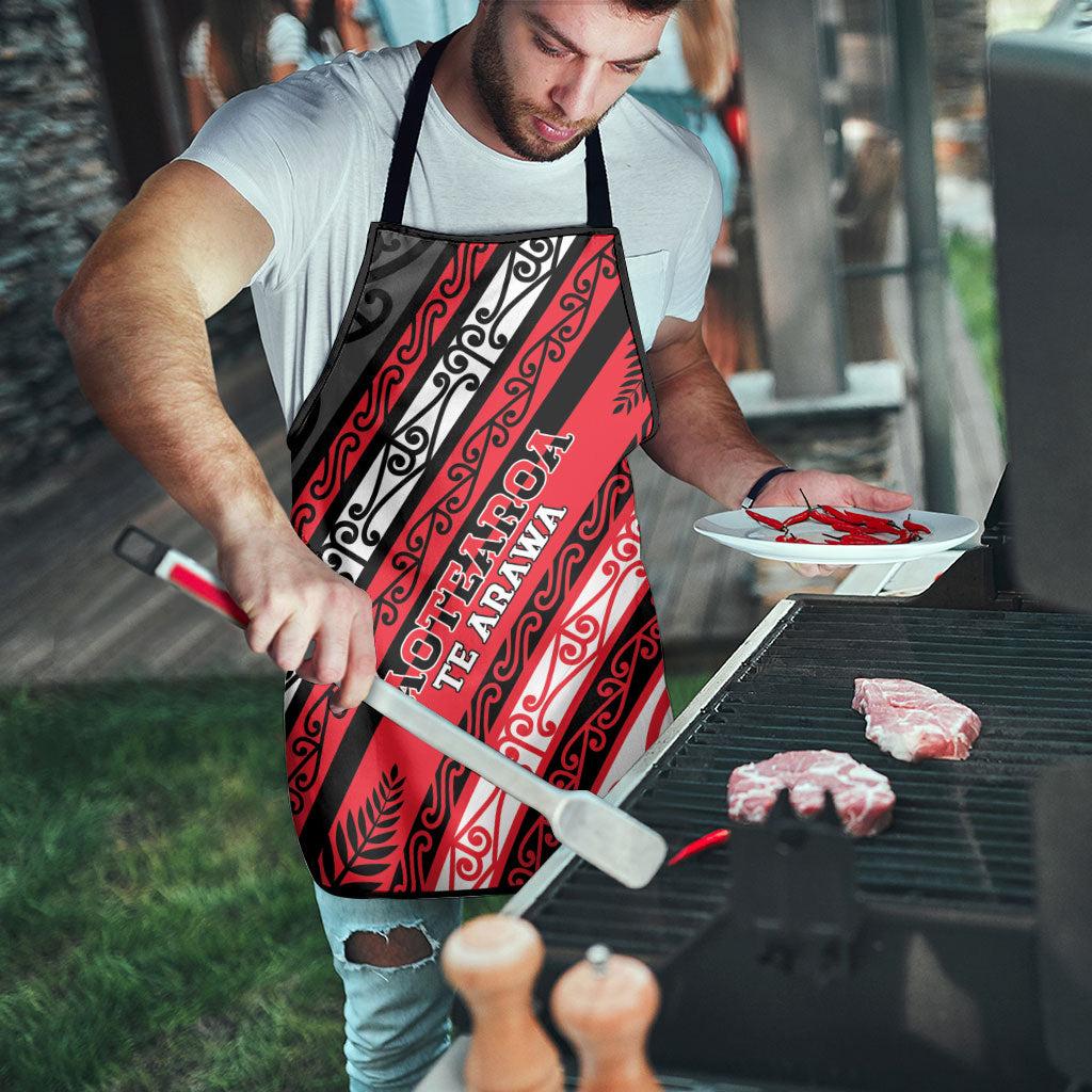 Aotearoa Te Arawa Apron New Zealand Maori Tribal Fern Pattern DT05 - Polynesian Pride