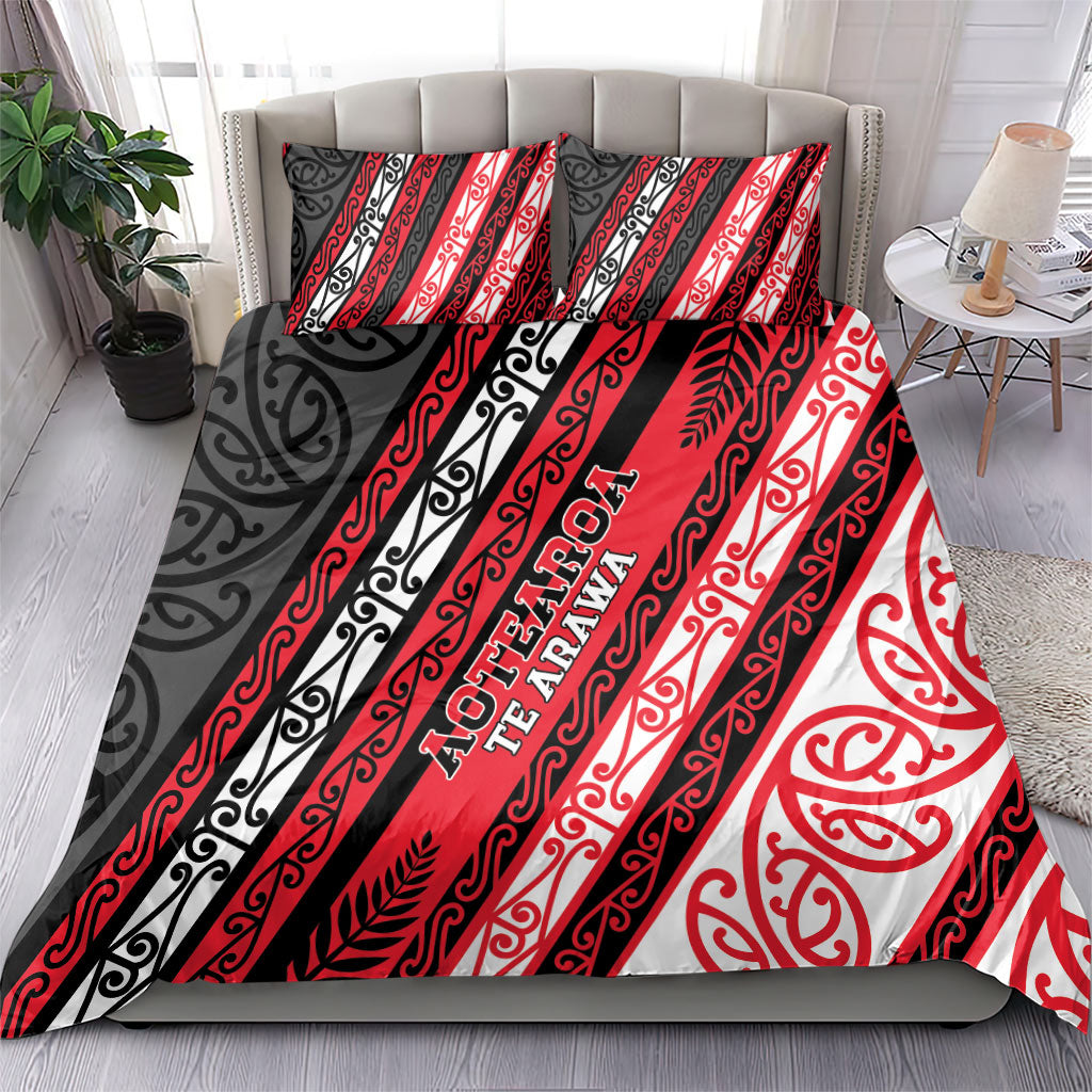 Aotearoa Te Arawa Bedding Set New Zealand Maori Tribal Fern Pattern DT05 - Polynesian Pride
