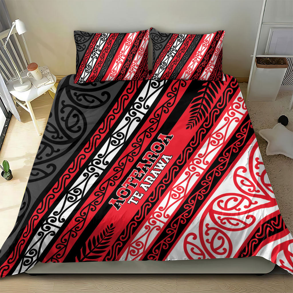 Aotearoa Te Arawa Bedding Set New Zealand Maori Tribal Fern Pattern DT05 - Polynesian Pride