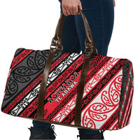Aotearoa Te Arawa Travel Bag New Zealand Maori Tribal Fern Pattern DT05 - Polynesian Pride