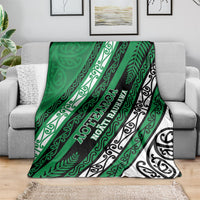 Aotearoa Ngati Raukawa Blanket New Zealand Maori Tribal Fern Pattern DT05 - Polynesian Pride