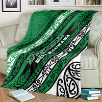 Aotearoa Ngati Raukawa Blanket New Zealand Maori Tribal Fern Pattern DT05 - Polynesian Pride