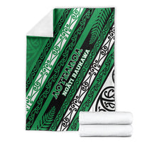 Aotearoa Ngati Raukawa Blanket New Zealand Maori Tribal Fern Pattern DT05 - Polynesian Pride