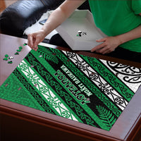 Aotearoa Ngati Raukawa Puzzle New Zealand Maori Tribal Fern Pattern DT05 - Polynesian Pride