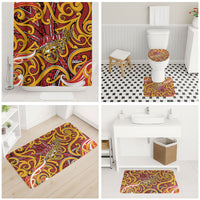 Aotearoa Waikato Tainui Bathroom Set Maori Tribal Pattern Koru Motif DT05 - Polynesian Pride