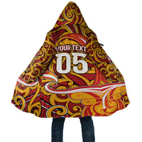 Custom Aotearoa Waikato Tainui Cloak Maori Tribal Pattern Koru Motif DT05 Unisex Yellow - Polynesian Pride