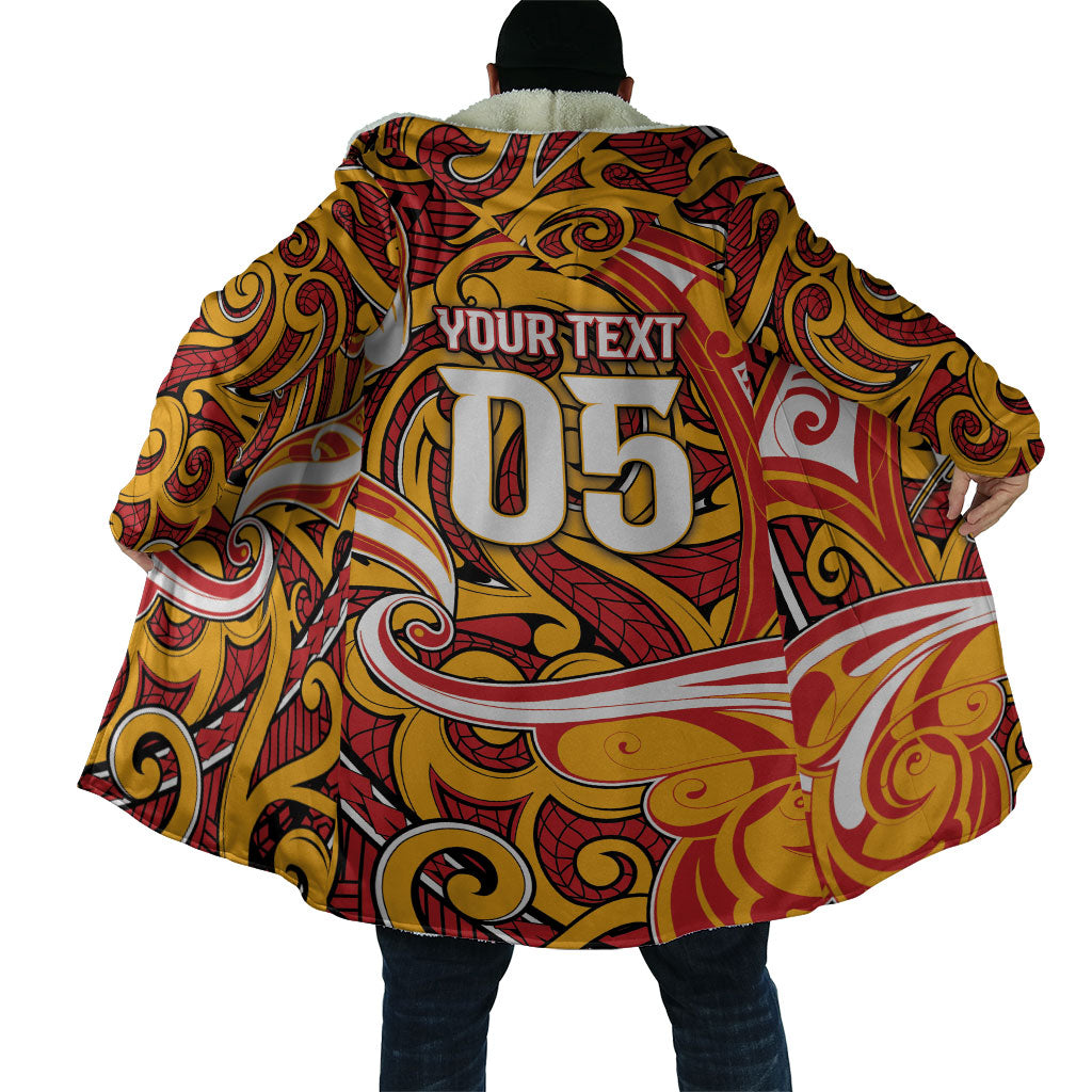 Custom Aotearoa Waikato Tainui Cloak Maori Tribal Pattern Koru Motif DT05 - Polynesian Pride