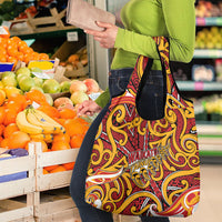 Aotearoa Waikato Tainui Grocery Bag Maori Tribal Pattern Koru Motif DT05 - Polynesian Pride