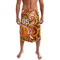 Custom Aotearoa Waikato Tainui Lavalava Maori Tribal Pattern Koru Motif DT05 Yellow - Polynesian Pride