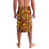 Custom Aotearoa Waikato Tainui Lavalava Maori Tribal Pattern Koru Motif DT05 - Polynesian Pride