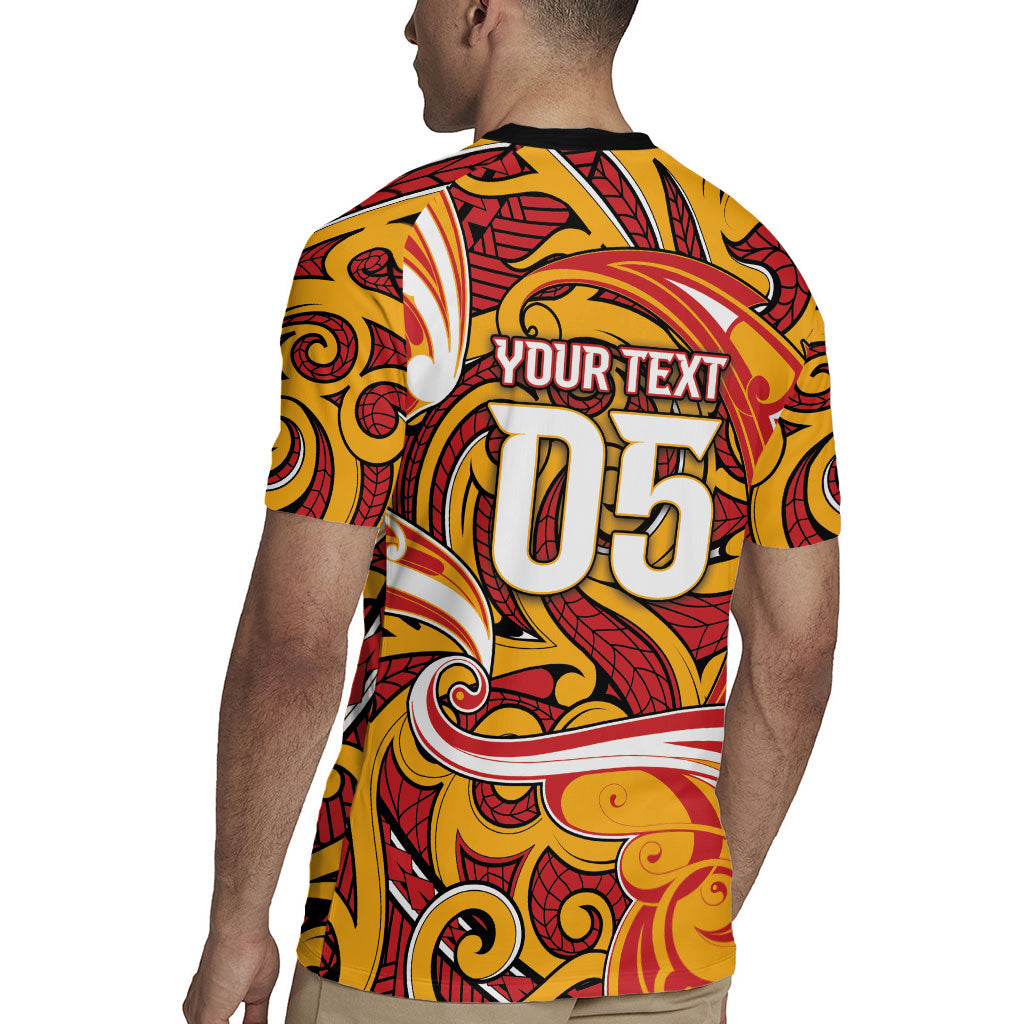 Custom Aotearoa Waikato Tainui Rugby Jersey Maori Tribal Pattern Koru Motif DT05 - Polynesian Pride