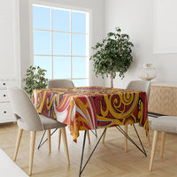 Aotearoa Waikato Tainui Tablecloth Maori Tribal Pattern Koru Motif DT05 - Polynesian Pride