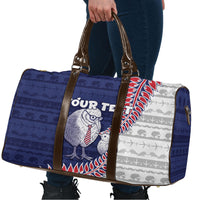 Personalised New Zealand Father's Day Travel Bag Daddy Kiwi Bird Silver Ferns DT05 - Polynesian Pride