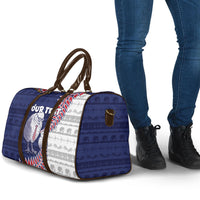 Personalised New Zealand Father's Day Travel Bag Daddy Kiwi Bird Silver Ferns DT05 - Polynesian Pride