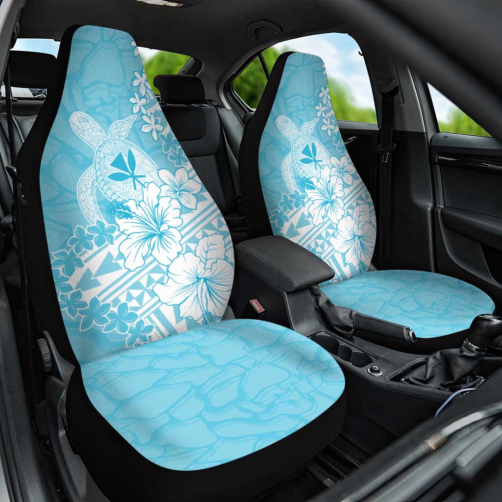 Hawaii Kanaka Maoli Car Seat Cover Polynesian Turtle Tattoo DT05 One Size Blue - Polynesian Pride