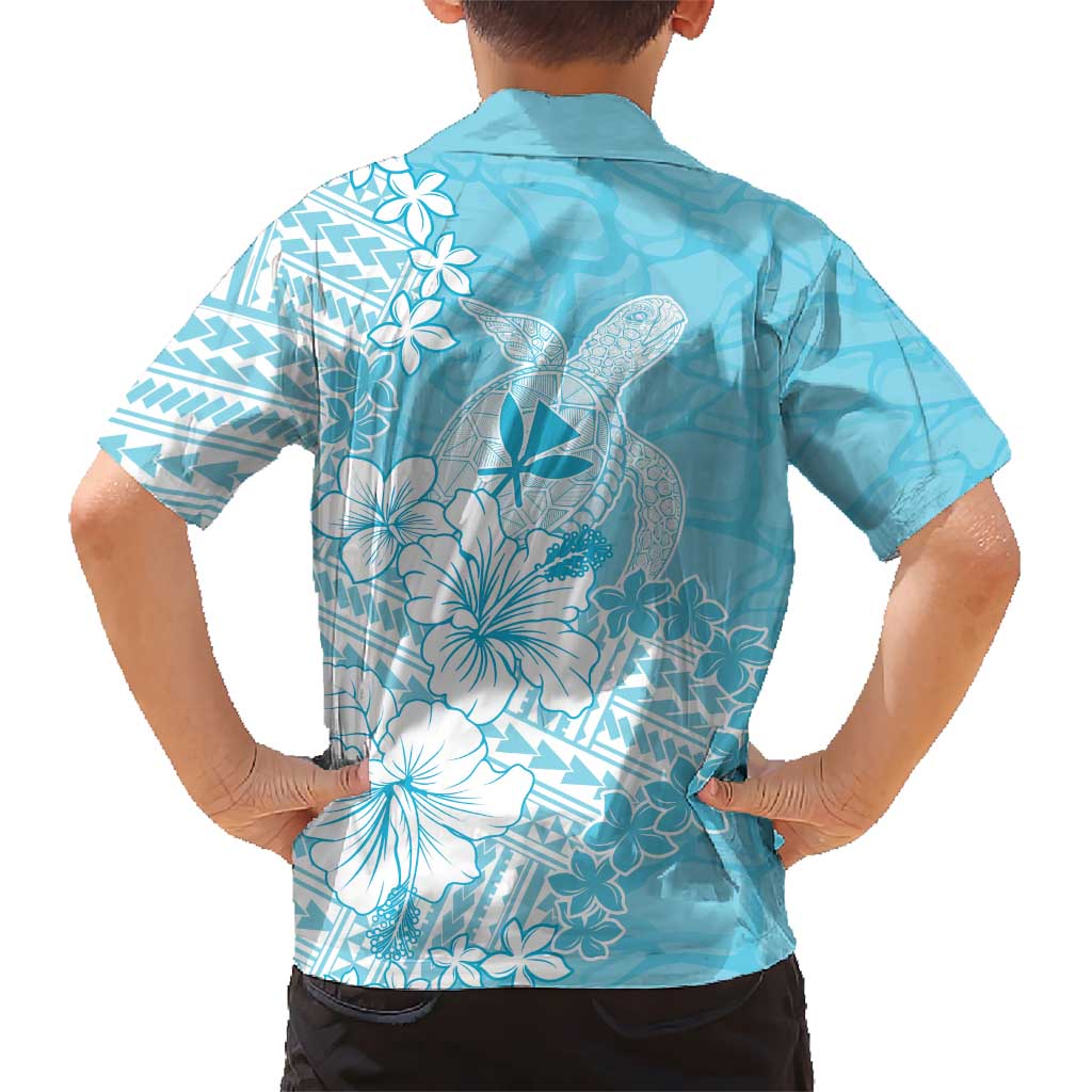 Hawaii Kanaka Maoli Kid Hawaiian Shirt Polynesian Turtle Tattoo DT05 - Polynesian Pride