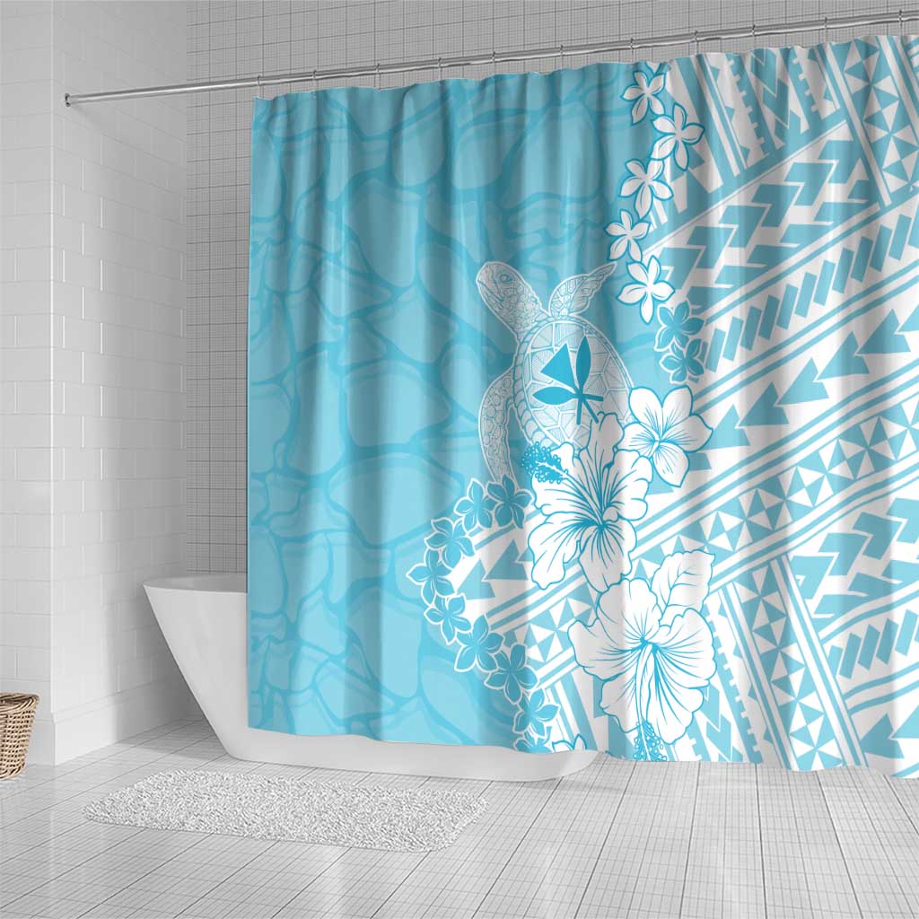 Hawaii Kanaka Maoli Shower Curtain Polynesian Turtle Tattoo DT05 - Polynesian Pride