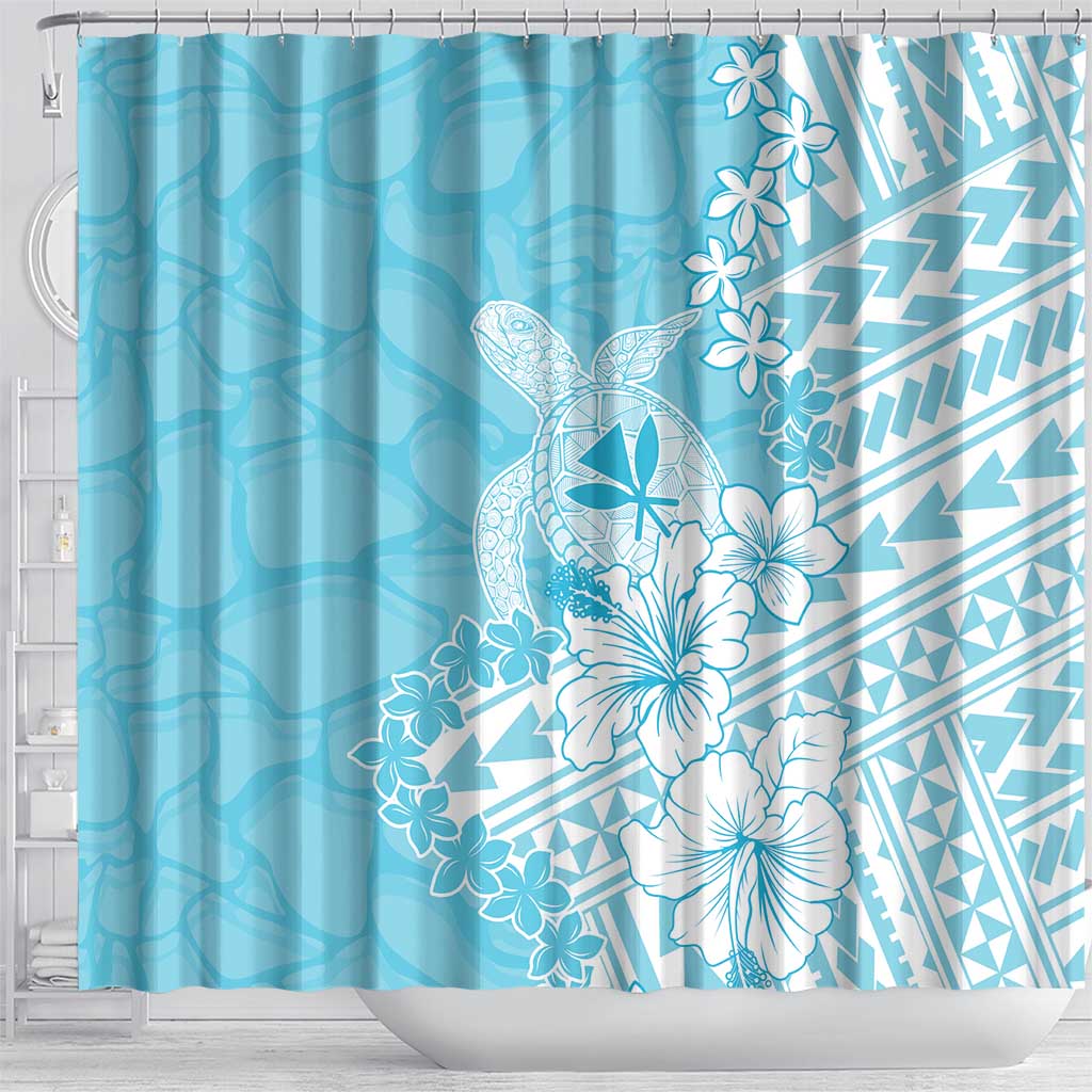 Hawaii Kanaka Maoli Shower Curtain Polynesian Turtle Tattoo DT05 - Polynesian Pride