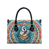 3D Illusion Hula Ghost Halloween Leather Bag Hawaiian Ukulele Spirit Ocean Vortex DT05 - Polynesian Pride