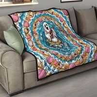 3D Illusion Hula Ghost Halloween Quilt Hawaiian Ukulele Spirit Ocean Vortex DT05 - Polynesian Pride