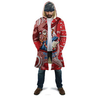 Wallis And Futuna Christmas Cloak Santa Riding Ocean Dolphin DT05 - Polynesian Pride