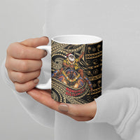 Niue Christmas Ceramic Mug Santa Riding Coconut Crab DT05 - Polynesian Pride
