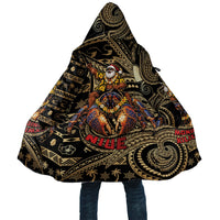 Niue Christmas Cloak Santa Riding Coconut Crab DT05 Unisex Gold - Polynesian Pride