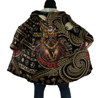 Niue Christmas Cloak Santa Riding Coconut Crab DT05 - Polynesian Pride
