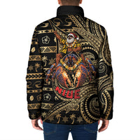 Niue Christmas Padded Jacket Santa Riding Coconut Crab DT05 - Polynesian Pride