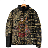 Niue Christmas Padded Jacket Santa Riding Coconut Crab DT05 - Polynesian Pride