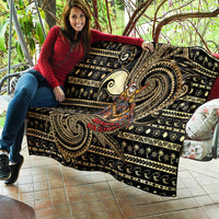 Niue Christmas Quilt Santa Riding Coconut Crab DT05 - Polynesian Pride