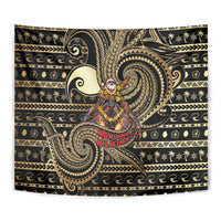 Niue Christmas Tapestry Santa Riding Coconut Crab DT05 - Polynesian Pride