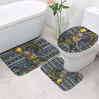 Tokelau Christmas Bathroom Set Santa Riding Sea Turtle