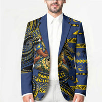 Tokelau Christmas Blazer Santa Riding Sea Turtle DT05 - Polynesian Pride